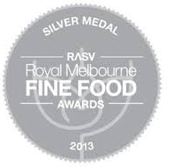 Royal Melbourne Fine Food silver award